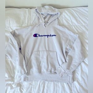White Champion Hoodie
